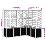 jardiniere treillis modulaire aspect rotin drainage facile 9 | jardinna