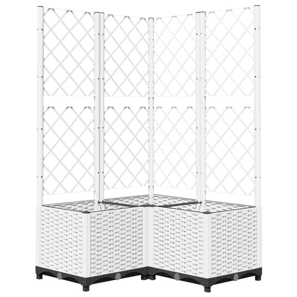 jardiniere treillis modulaire resine tressee 1 10na | jardinna