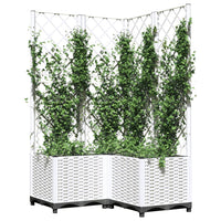 jardiniere treillis modulaire resine tressee 2 86dy | jardinna