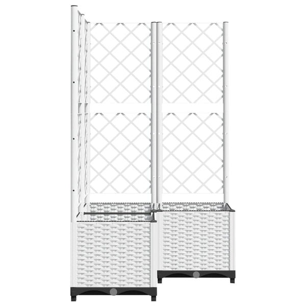 jardiniere treillis modulaire resine tressee 3 39gm | jardinna