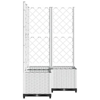 jardiniere treillis modulaire resine tressee 3 39gm | jardinna