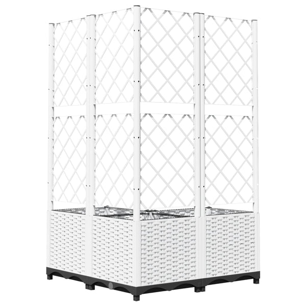 jardiniere treillis modulaire resine tressee 5 70mz | jardinna