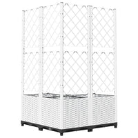 jardiniere treillis modulaire resine tressee 5 70mz | jardinna