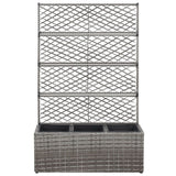 jardiniere treillis plantes grimpantes resine tressee 2 | jardinna