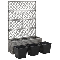 jardiniere treillis plantes grimpantes resine tressee 4 | jardinna