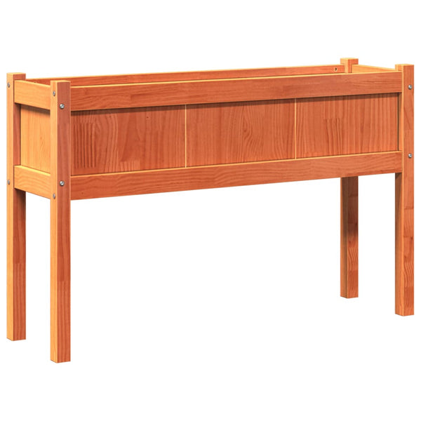 jardinieres pieds 110x31x70 cm bois pin massif 2 | jardinna