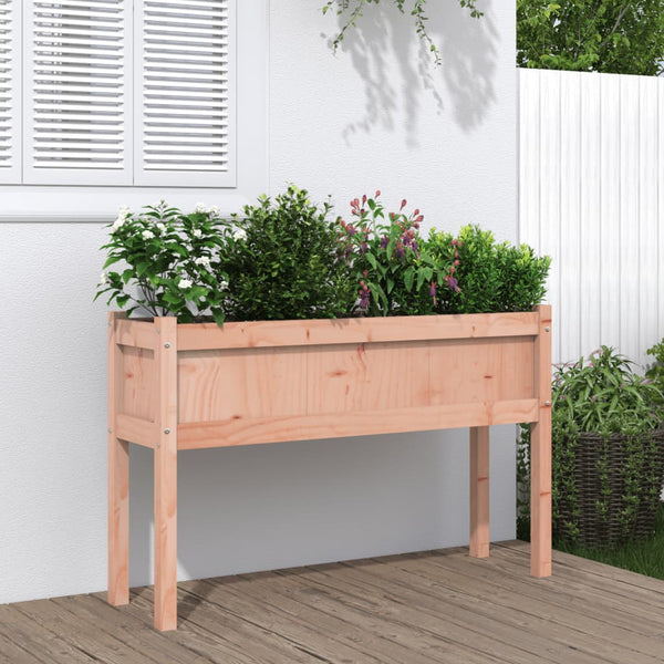 jardinieres pieds 110x31x70 cm bois pin massif douglas naturel 2 | jardinna