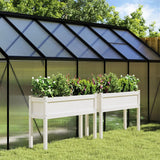 jardinieres pieds 110x31x70 cm bois pin massif pin blanc 3 | jardinna
