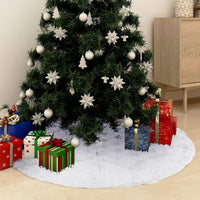 jupe sapin noel luxe fausse fourrure 150 cm 122 cm 1 | jardinna