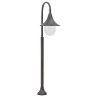 lampadaire jardin aluminium 120 cm bronze | jardinna