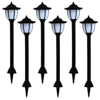 lampadaire solaire exterieur led set 3 6 6 2 | jardinna