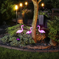 Lampes Solaires Décoratives Flamants Roses