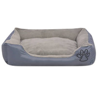 lit chien confortable tissu oxford luxe 1 | jardinna