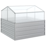 lit sureleve acier galvanise serre integree 100x100x85 cm 2 | jardinna