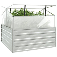 lit sureleve acier galvanise serre integree 100x100x85 cm 3 | jardinna
