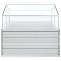 lit sureleve acier galvanise serre integree 100x100x85 cm 4 | jardinna