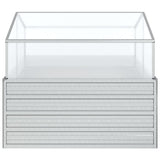lit sureleve acier galvanise serre integree 100x100x85 cm 4 | jardinna