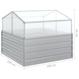 lit sureleve acier galvanise serre integree 100x100x85 cm 8 | jardinna