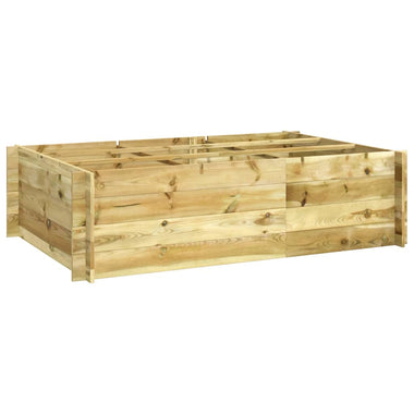 lit sureleve bois impregne ideal jardin potager carre 150 x 100 x 40 cm 1 | jardinna
