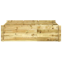 lit sureleve bois impregne ideal jardin potager carre 2 | jardinna