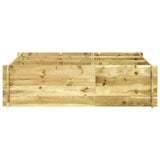 lit sureleve bois impregne ideal jardin potager carre 2 | jardinna