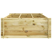 lit sureleve bois impregne ideal jardin potager carre 3 | jardinna