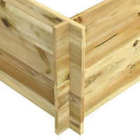lit sureleve bois impregne ideal jardin potager carre 4 | jardinna