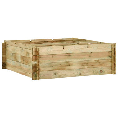 lit sureleve bois pin ideal jardin potager carre 120 x 120 cm 1 | jardinna