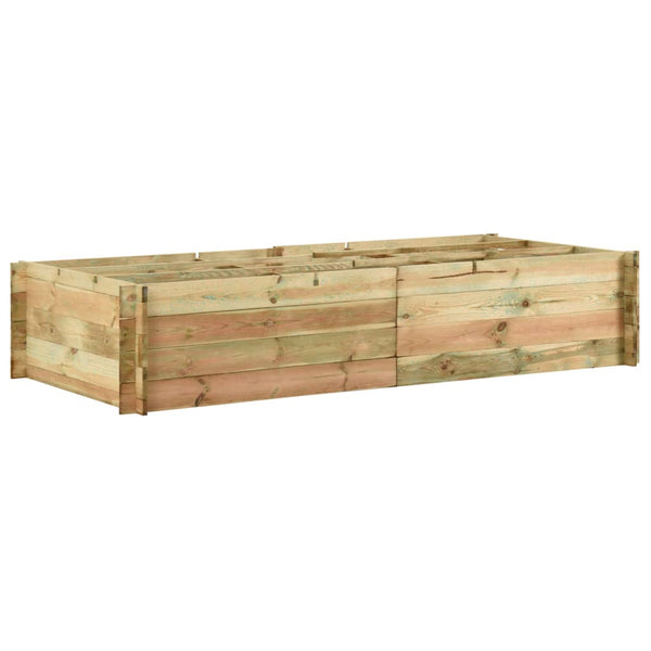 lit sureleve bois pin ideal jardin potager carre 197 x 100 cm 1 | jardinna