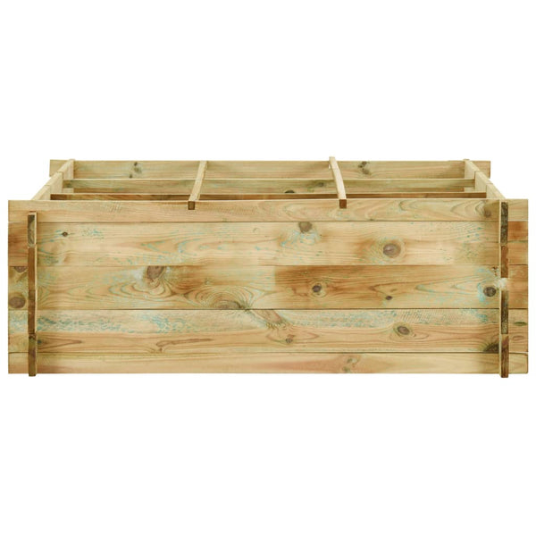 lit sureleve bois pin ideal jardin potager carre 2 | jardinna