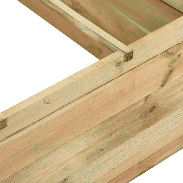 lit sureleve bois pin ideal jardin potager carre 3 | jardinna