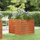lit sureleve jardin acier corten design modern pratique 100 x 100 x 77 cm 1 | jardinna