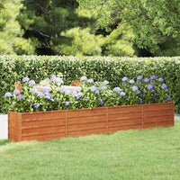 lit sureleve jardin acier corten design modern pratique 320 x 40 x 45 cm 1 | jardinna