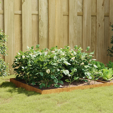 lit sureleve jardin acier corten ideal jardin potager carre 100 x 100 x 18 cm 1 | jardinna