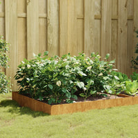 lit sureleve jardin acier corten ideal jardin potager carre 100 x 100 x 26 cm 1 | jardinna