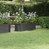 lit sureleve jardin acier enduit poudre exterieur durable anthracite 114 x 40 x 36 cm 1 | jardinna