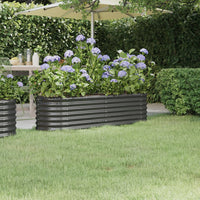 lit sureleve jardin acier enduit poudre exterieur durable anthracite 152 x 40 x 36 cm 1 | jardinna