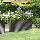 lit sureleve jardin acier enduit poudre exterieur durable anthracite 152 x 40 x 68 cm 1 | jardinna