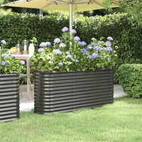 lit sureleve jardin acier enduit poudre exterieur durable anthracite 152 x 40 x 68 cm 1 | jardinna