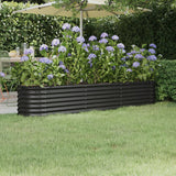 lit sureleve jardin acier enduit poudre exterieur durable anthracite 224 x 40 x 36 cm 1 | jardinna