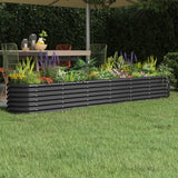 lit sureleve jardin acier enduit poudre exterieur durable anthracite 260 x 40 x 36 cm 1 | jardinna