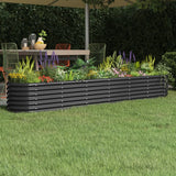 lit sureleve jardin acier enduit poudre exterieur durable anthracite 260 x 40 x 36 cm 1 | jardinna