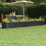 lit sureleve jardin acier enduit poudre exterieur durable anthracite 332 x 40 x 36 cm 1 | jardinna