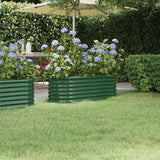 lit sureleve jardin acier enduit poudre exterieur durable vert 114 x 40 x 36 cm 1 | jardinna