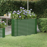 lit sureleve jardin acier enduit poudre exterieur durable vert 114 x 40 x 68 cm 1 | jardinna