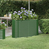 lit sureleve jardin acier enduit poudre exterieur durable vert 114 x 40 x 68 cm 1 | jardinna