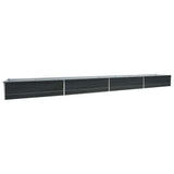 lit sureleve jardin acier galvanise anthracite multifonctionnel 1 25dp | jardinna