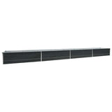 lit sureleve jardin acier galvanise anthracite multifonctionnel 1 25dp | jardinna