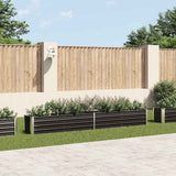 lit sureleve jardin acier galvanise anthracite multifonctionnel 320 x 40 x 45 cm 44lu | jardinna