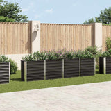 lit sureleve jardin acier galvanise anthracite multifonctionnel 320 x 40 x 77 cm 52tp | jardinna